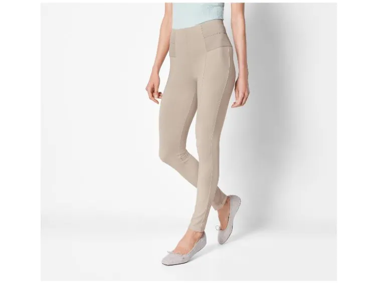 Damen Shaping-Jeggings, Slim Fit, hoher Bund