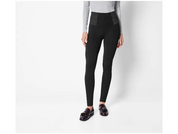 Damen Shaping-Jeggings, Slim Fit, hoher Bund