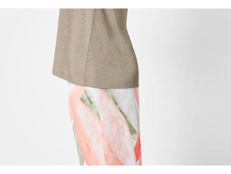 Damen Shirt mit Leinen