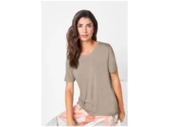 Damen Shirt mit Leinen