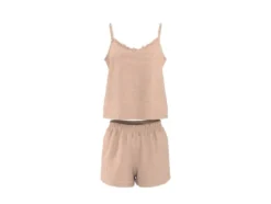 Damen Shorty Musselin-Pyjama