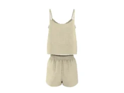Damen Shorty Musselin-Pyjama