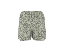 Damen Shorty Pyjama mit Leinen