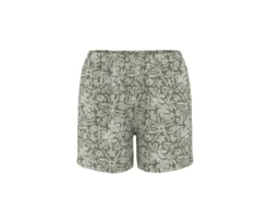 Damen Shorty Pyjama mit Leinen