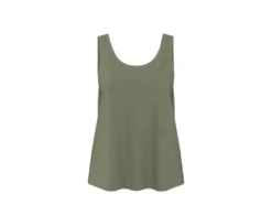 Damen Shorty Pyjama mit Leinen