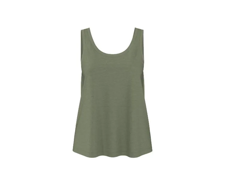 Damen Shorty Pyjama mit Leinen