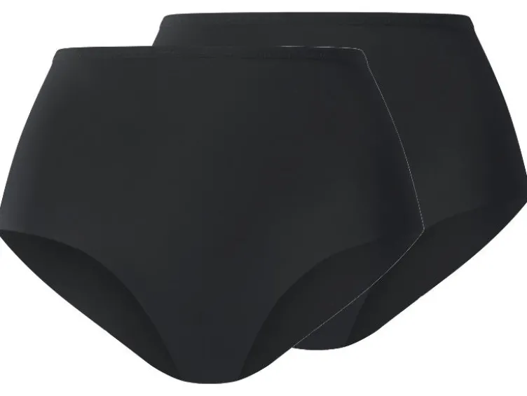 Damen Slips mit hoher Taille, 2 Stück