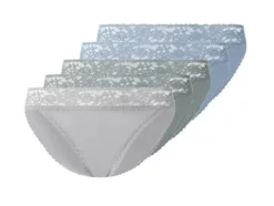 Damen Slips, 5 Stück