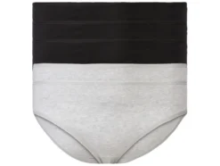 Damen Slips, 5 Stück, mit hohem Baumwollanteil