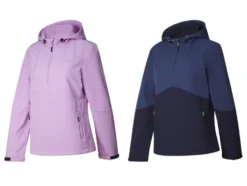 Damen Softshelljacke, winddicht und atmungsaktiv