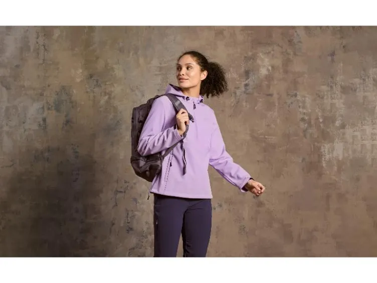 Damen Softshelljacke, winddicht und atmungsaktiv