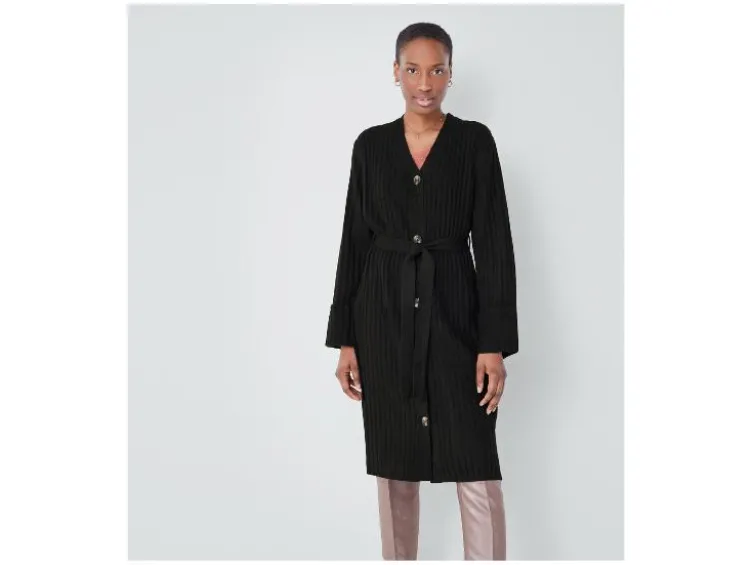 Damen Strickcardigan, mit recyceltem Material