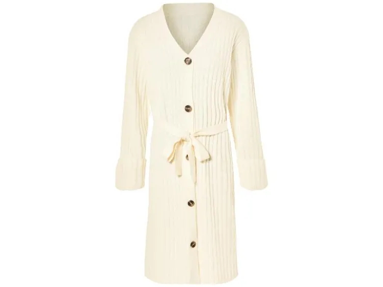 Damen Strickcardigan, mit recyceltem Material