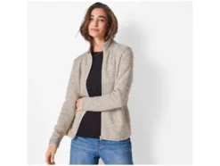 Damen Strickfleece-Jacke