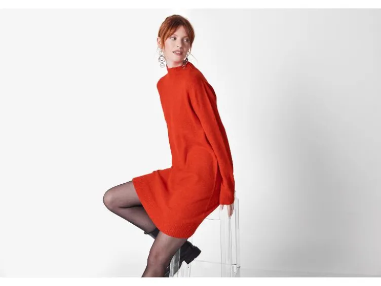 Damen Strickkleid