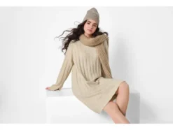Damen Strickkleid