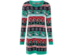 Damen Strickkleid im Weihnachtsdesign