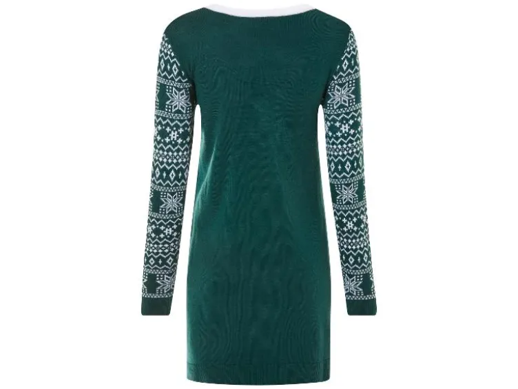 Damen Strickkleid im Weihnachtsdesign