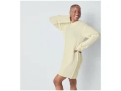 Damen Strickkleid, leger geschnitten