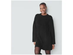 Damen Strickkleid, leger geschnitten