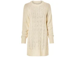 Damen Strickkleid, leger geschnitten