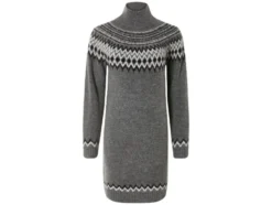 Damen Strickkleid, leger geschnitten