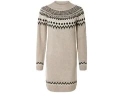 Damen Strickkleid, leger geschnitten