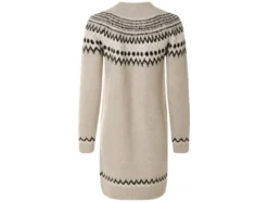 Damen Strickkleid, leger geschnitten