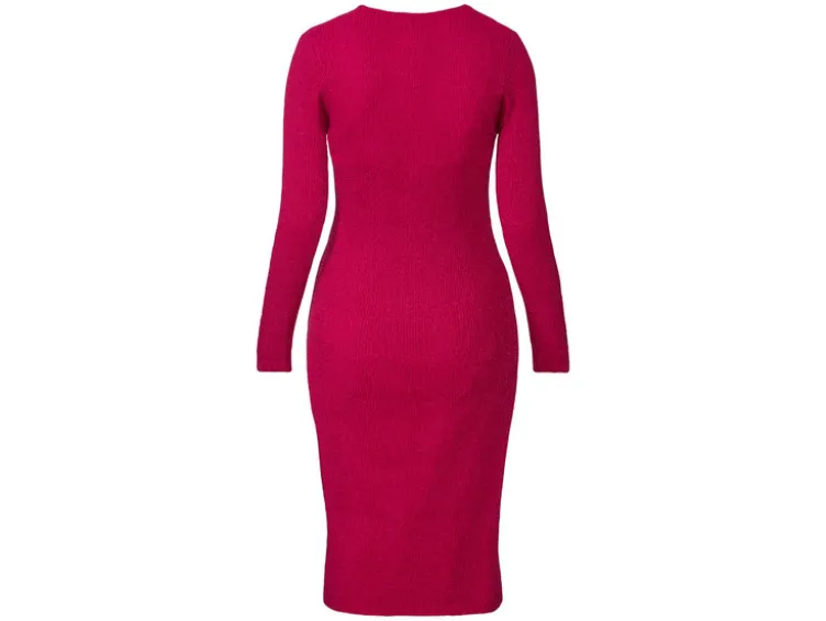 Damen Strickkleid mit edlem Glitzereffekt