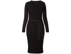 Damen Strickkleid mit edlem Glitzereffekt