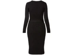 Damen Strickkleid mit edlem Glitzereffekt