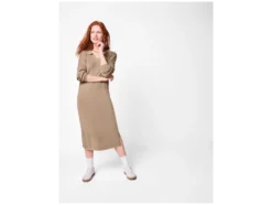 Damen Strickkleid, mit langen Ärmeln