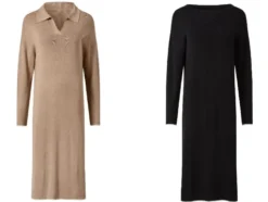 Damen Strickkleid, mit langen Ärmeln