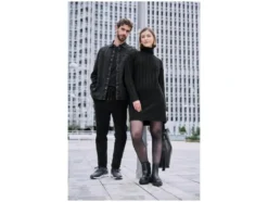 Damen Strickkleid, mit recyceltem Material