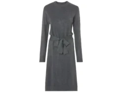 Damen Strickkleid, mit Seitenschlitzen