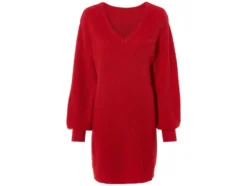 Damen Strickkleid mit Wollanteil