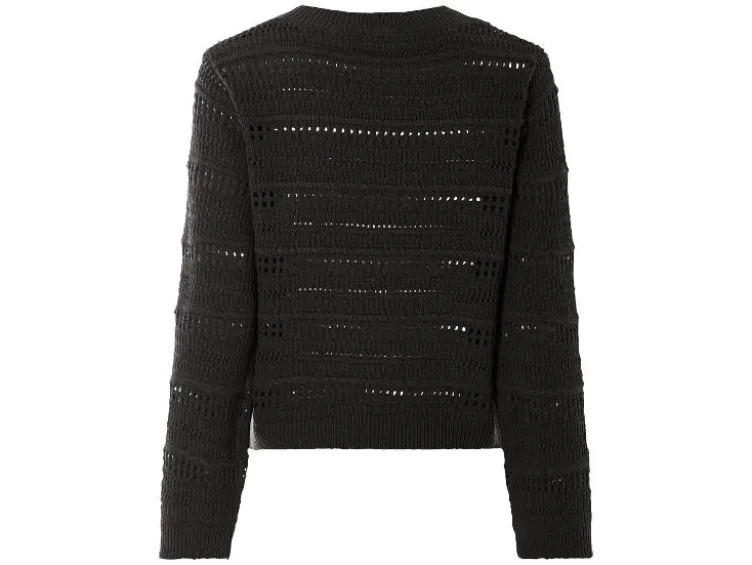 Damen Strickpullover aus weichem Ajour-Strick