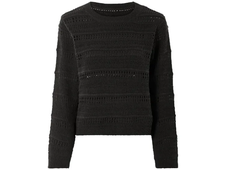 Damen Strickpullover aus weichem Ajour-Strick