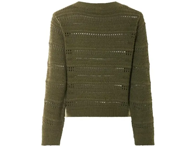 Damen Strickpullover aus weichem Ajour-Strick
