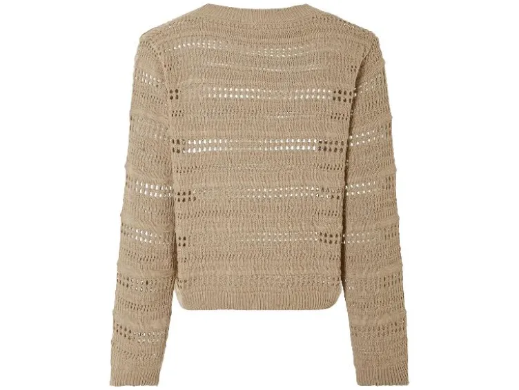 Damen Strickpullover aus weichem Ajour-Strick