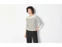 Damen Strickpullover, in modischer Rippstrick-Qualität