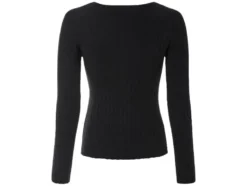 Damen Strickpullover, in modischer Rippstrick-Qualität