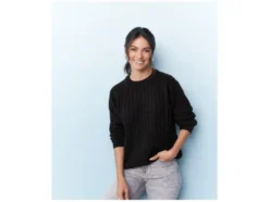 Damen Strickpullover, leger geschnitten