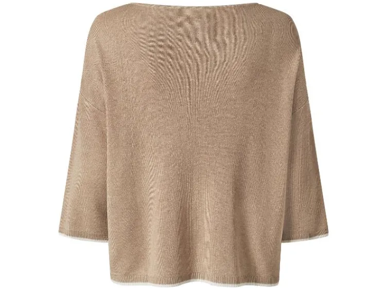 Damen Strickpullover, mit 3/4-Ärmeln
