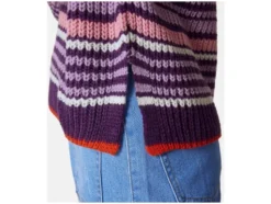 Damen Strickpullover, mit Seitenschlitzen