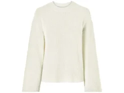 Damen Strickpullover, mit Seitenschlitzen