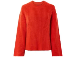 Damen Strickpullover, mit Seitenschlitzen