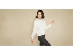 Damen Strickpullover, mit Wollanteil