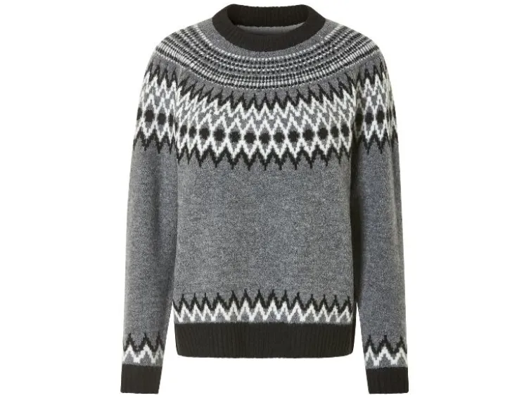 Damen Strickpullover mit Wollanteil