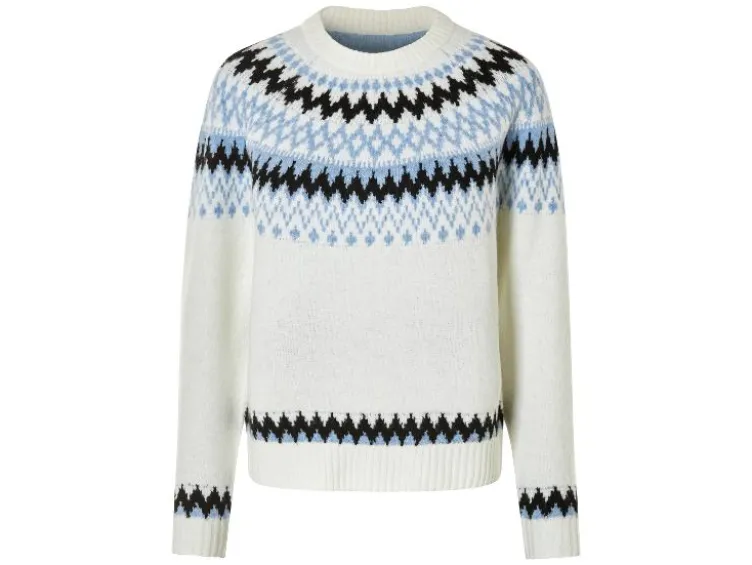 Damen Strickpullover mit Wollanteil